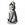 Vente au détail Breloque chat assis métal plaqué argent vieilli 10.5mm (1)