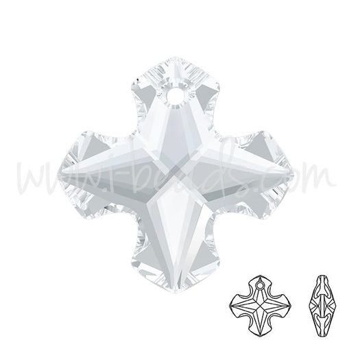 Pendentif croix grecque Swarovski 6867 crystal 14mm (1)