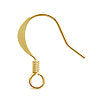 Achat Boucles d&#39;oreilles Crochets métal doré or fin qualité 16mm (4)
