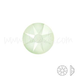 Strass à coller Swarovski 2088 flat back crystal powder green ss16-3.9mm (60)