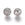 Vente au détail Perles rondes avec coeur, métal, sans nickel, couleur Argent 10mm (2)