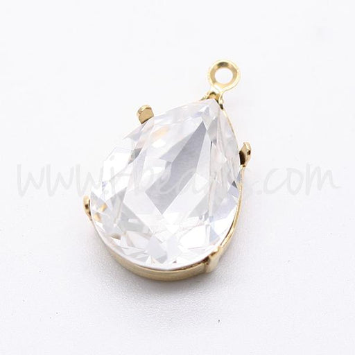 Achat Serti pendentif pour Swarovski 4320 18x13mm doré (1)