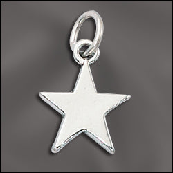 Charm étoile argent 925 12mm (1)