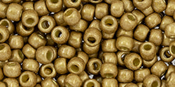 Achat ccPF592F - Toho beads 8/0 round permafinish matte galvanized gold feece (10gr)