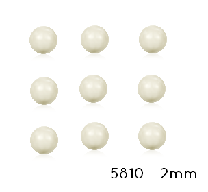 Achat 5810 Crystal4You CRYSTAL WHITE PEARL 2mm (50)