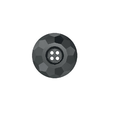 Achat Bouton Swarovski JET HEMATITE 3008 jet 14mm (1)
