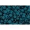 cc7bdf - perles de rocaille Toho 8/0 transparent frosted teal (10g)