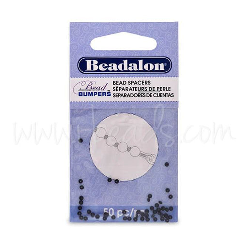 50 Séparateurs ovales noir 2mm (1)