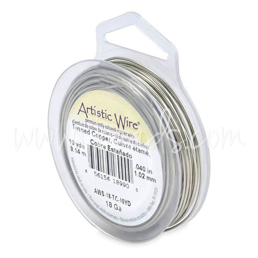Achat Fil de cuivre artistic wire cuivre étamé gauge 18, 9.1m (1)