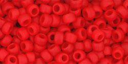 cc45af - perles de rocaille Toho 8/0 opaque frosted cherry (10g)