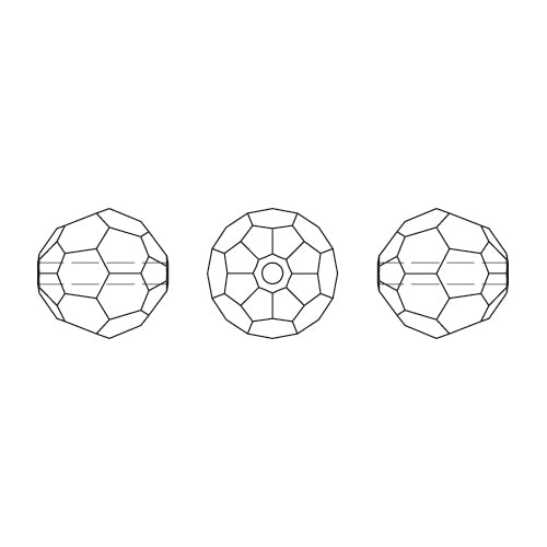 Perles rondes Swarovski 5000 crystal 4mm (20)