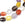 Vente au détail Pierres gemmes naturelle perles ovales plates à facettes 8mm trou 1mm mix couleurs (vente x 5 )