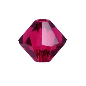 Perles Crystal4You 5328 xilion bicone ruby 4mm (40)
