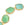 Grossiste en Perle tranche en onyx vert plaqué doré appx 15x12mm trou 0.8mm (1)