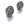 Grossiste en Perle Bouddha 13mm trou 3mm Acier Noir Gunmetal (1)