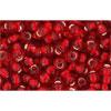 cc25c - perles de rocaille Toho 8/0 silver-lined ruby (10g)