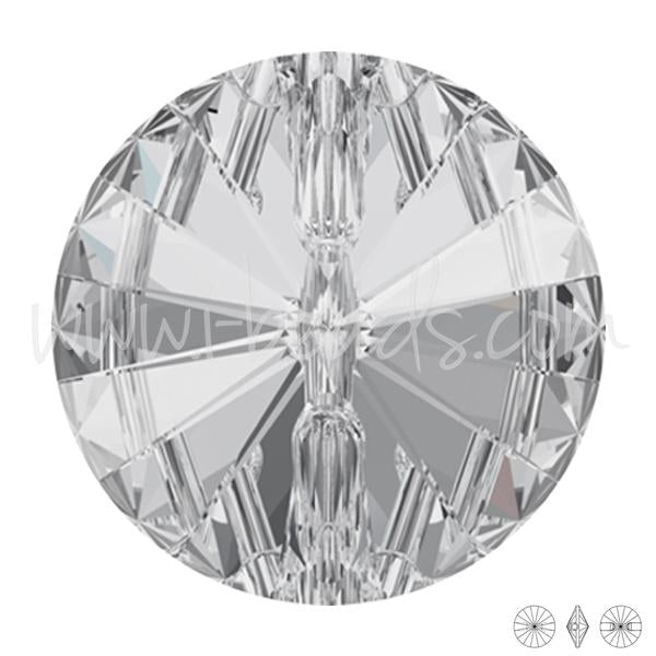 Bouton rond Rivoli Swarovski 3015 crystal 18mm (1)