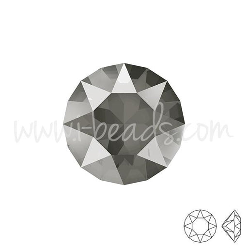 Achat Swarovski 1088 xirius chaton crystal dark grey 6mm-SS29 (6)