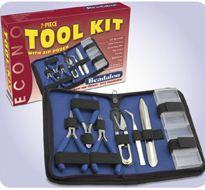 Kit 7 outils econo/pochette zip Beadalon (1)