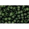Achat cc940f - perles de rocaille Toho 8/0 transparent frosted olivine (10g)