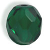 Perles facettes de bohème green emerald 8mm (25)