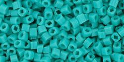 cc55 - perles Toho cube 1.5mm opaque turquoise (10g)