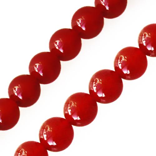 Achat Perles rondes agate rouge orange 10mm sur fil (1)