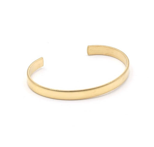 Achat Bracelet jonc bangle bracelet - Laiton brut- Made in US - 6.5mm (1)