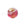 Grossiste en Perle de Murano ronde rose et or 6mm (1)