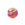 Vente au détail Perle de Murano ronde rose et or 6mm (1)
