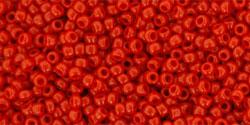 Achat cc45 - perles de rocaille Toho 15/0 opaque pepper red (5g)