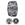 Grossiste en Perles Swarovski 5045 Rondelle crystal silver night 8mm (2)
