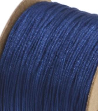 Achat Fil cordon polyesther 0,5mm -bleu de prusse - vendu par 3m