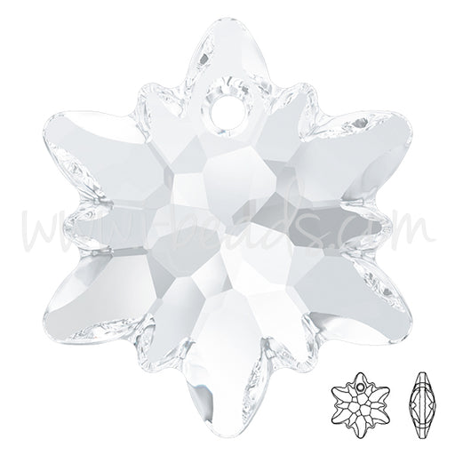 Pendentif Crystal4You 6748 Edelweiss crystal 28mm (1)