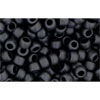 Achat Cc49f - perles de rocaille Toho 8/0 opaque frosted jet (250g)
