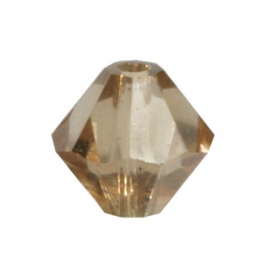 Perles Swarovski 5328 xilion bicone light colorado topaz 6mm (10)