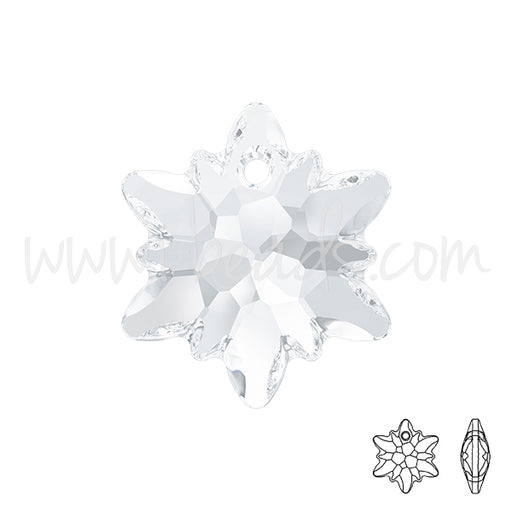 Achat Pendentif Swarovski 6748 Edelweiss crystal 18mm (1)