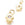Grossiste en Charm, pendentif en laiton doré or fin qualité main de Fatma avec strass en zircon 9,5mm (1)