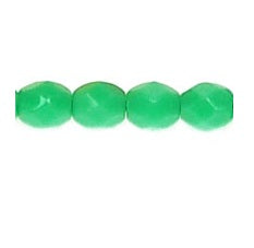 Lot De 100 Perles Facettées De Bohème - 3mm, Couleur Vert Clair Métallisé, Marque Preciosa, Neuves, Pour Création De Bijoux