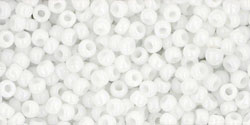 Achat cc41 - Toho beads 11/0 opaque white -250gr