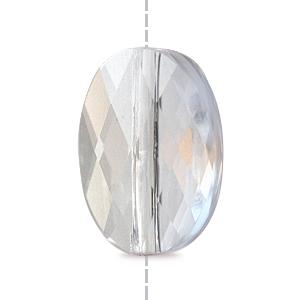 Perles facettes Swarovski 5050 crystal 14x10mm (1)