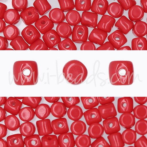 Achat Minos par Puca 2.5x3mm opaque coral red (5g)