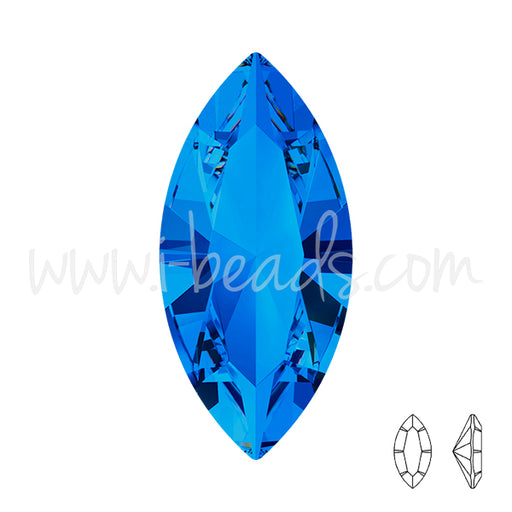 Achat Swarovski 4228 navette sapphire 15x7mm (1)