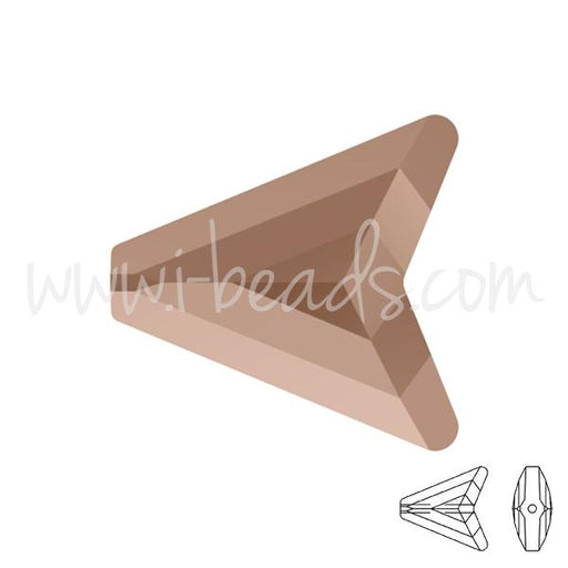 Achat Swarovski 5748 flèche crystal rose gold 2X 16mm (1)