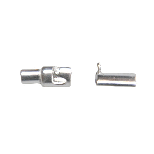 Fermoir magnétique pour cordon argent 925 18x4mm (1)