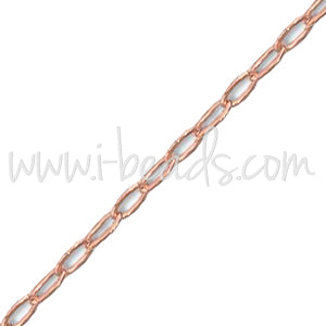 Achat Chaine ovale rose gold filled 3.5x2mm (10cm)