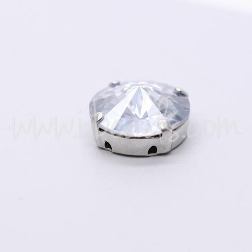 Achat Serti à coudre pour Swarovski 1122 rivoli 14mm rhodié (2)