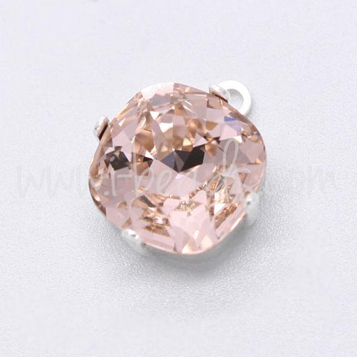 Serti pendentif pour Swarovski 4470 12mm argenté (1)