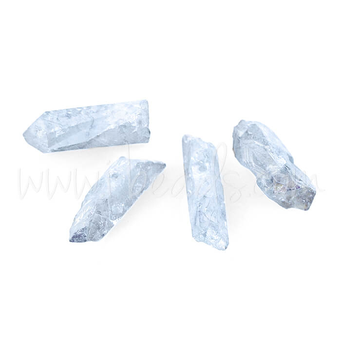 Pendentifs cristal de quartz bleu Crystal (4)