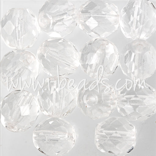 Achat Perles facettes de bohème crystal 10mm (25)